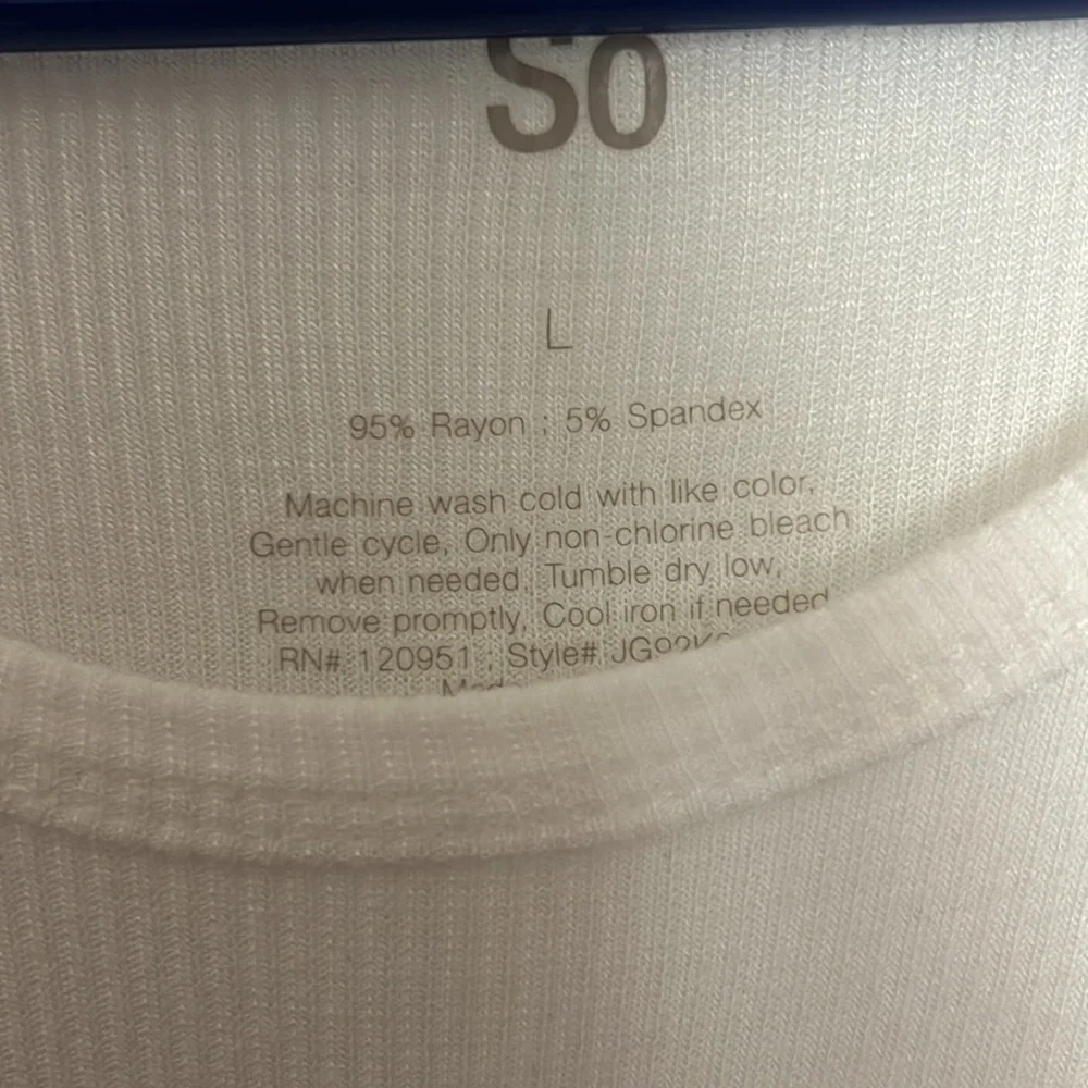 Soft Ribbed Tee - Picture 2 of 3